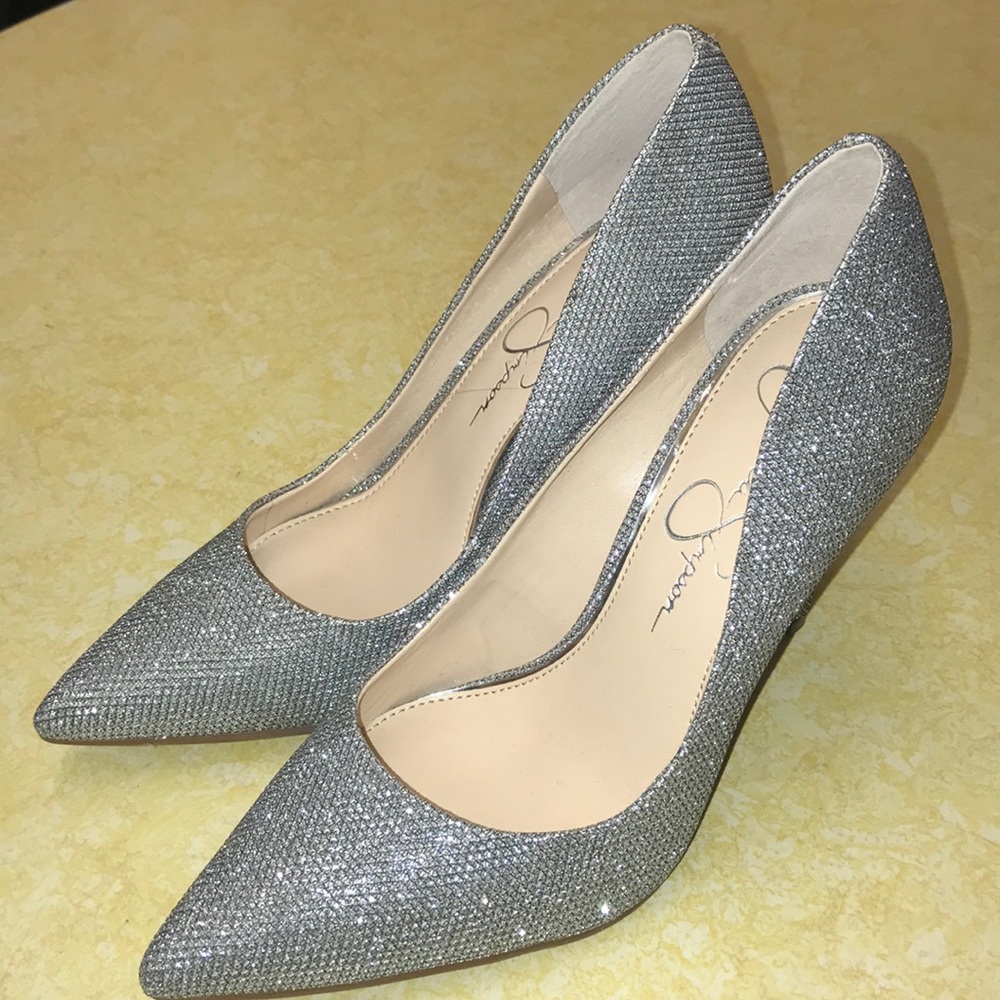 Jessica Simpson Silver Calexico Pumps